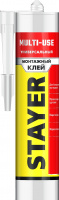 STAYER MULTI USE, 280 мл, белый, универсальный монтажный клей, Professional (41321)